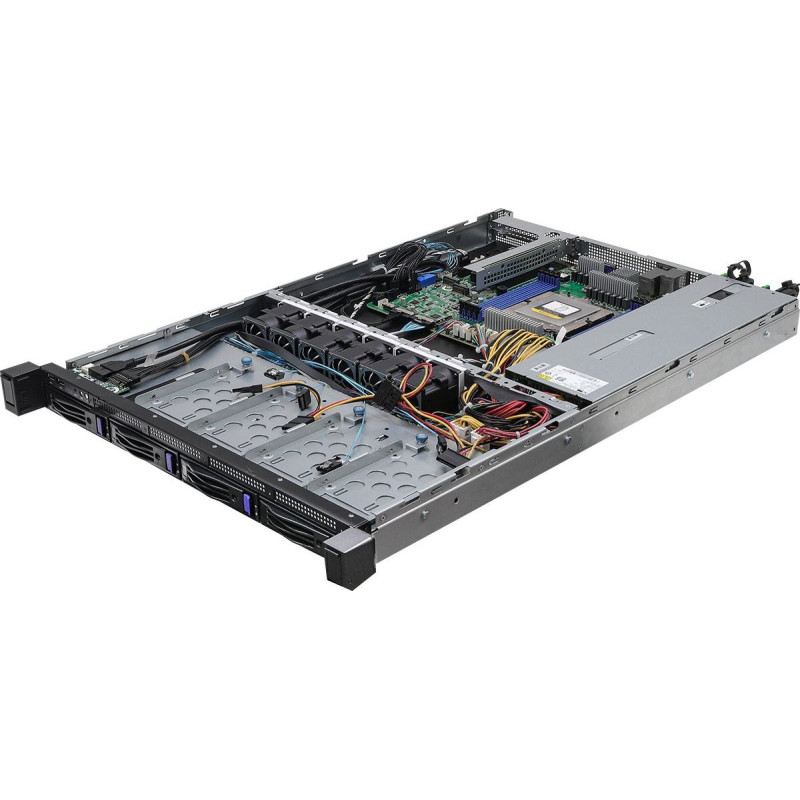 Asrock 1U4L-GENOA/2T server barebone AMD SoC LGA 6096 Rack (1U) Grey
