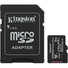 Kingston microSD memory card 1TB Canvas Select+ G3 150MB/s with adapter