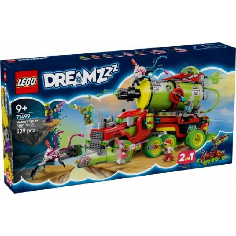 Lego Klocki DREAMZzz 71499 Sprayowa ciężar&oacute;wka Mateo