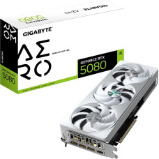 Gigabyte GeForce RTX 5080 AERO OC SFF 16G Graphics Card - 16GB GDDR7, 256bit, PCI-E 5.0, 2730MHz Core Clock, 3 x DisplayPort, 1 x HDMI, GV-N5080AERO OC-16GD