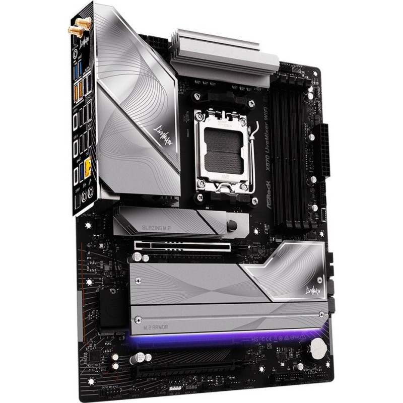 Asrock X870 LiveMixer WiFi AMD X870 Socket AM5 ATX