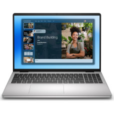 Dell DC16251 Intel Core 7 150U Laptop 40.6 cm (16") Full HD+ 16 GB DDR5-SDRAM 512 GB SSD Wi-Fi 6E (802.11ax) Windows 11 Pro Platinum, Silver