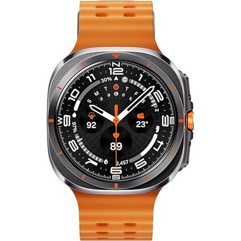 Samsung Galaxy Watch Ultra 3.81 cm (1.5") AMOLED 47 mm Digital 480 x 480 pixels Touchscreen 4G Grey, Titanium Wi-Fi GPS (satellite)