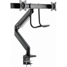 Gembird Mounting arm 2 monitors 17-32 inch 8kg