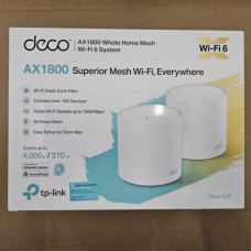 Tp-Link [Outlet Grade B] TP-Link Wi-Fi Router Deco X20 AC1800 (2pcs), 1800Mbps, LAN/WAN, 802.11ac, White EU