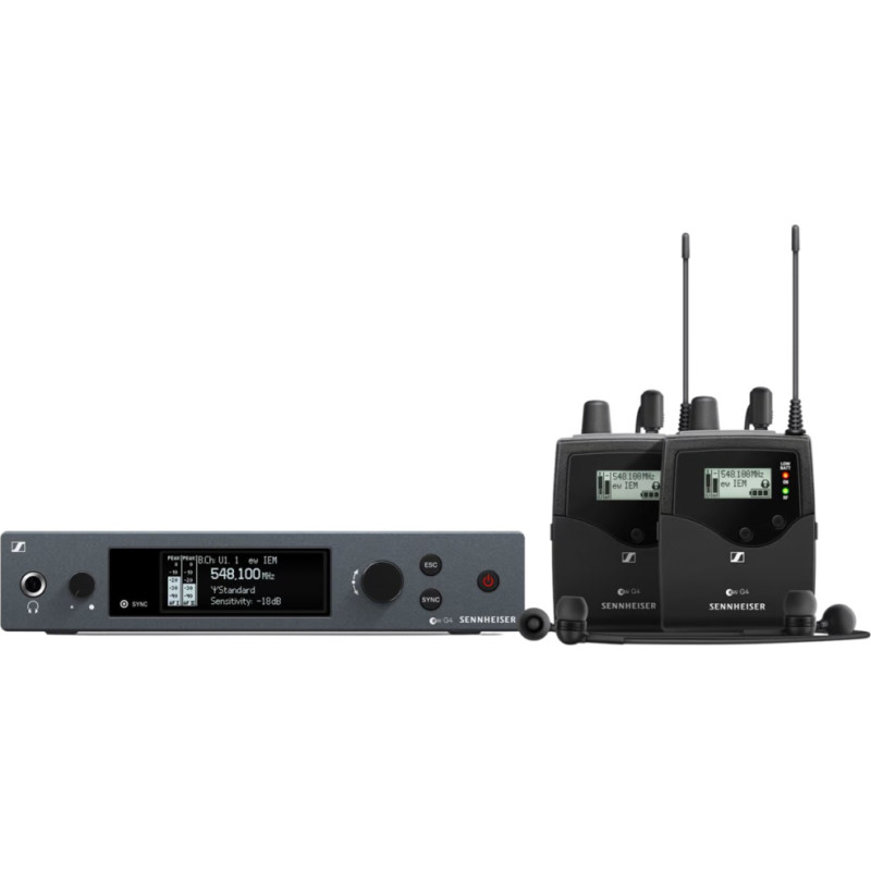 Sennheiser Sisekaudne monitoris&uuml;steem ew IEM G4 Twin GB-sagedusala