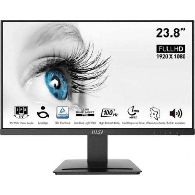 MSI Monitor PRO MP243X 24 cale/LED/FHD/Flat/100Hz/Black