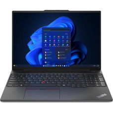 Lenovo ThinkPad E16 Gen 2 (AMD) AMD Ryzen&trade; 5 7535U Laptop 40.6 cm (16") WUXGA 8 GB DDR5-SDRAM 256 GB SSD Wi-Fi 6E (802.11ax) Windows 11 Pro English Black New Repack/Repacked