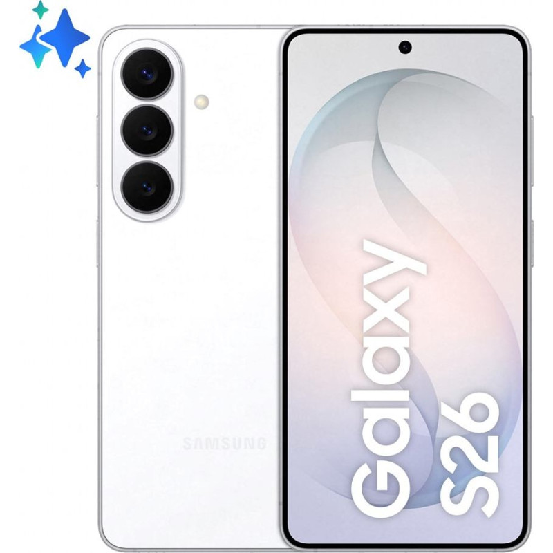 Samsung Galaxy S26 16 cm (6.3") Dual SIM Android 16.0 5G USB Type-C 12 GB 512 GB 4300 mAh White