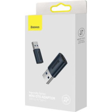 Baseus Converter Ingenuity Series Mini OTG Adaptor USB-A 3.1 Male to Type-C Female Blue (ZJJQ000103)