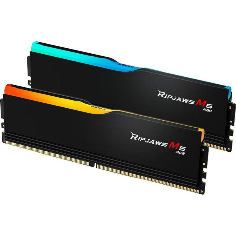 G.skill Pamięć G.Skill Ripjaws M5 RGB, DDR5, 32 GB, 6000MHz, CL28 (F5-6000J2836G16GX2-RM5RK)
