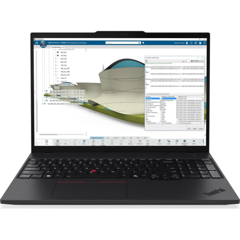 Lenovo Laptop Lenovo P16s G4 Ryzen AI 7 PRO 350 / 32 GB / 1 TB / W11 Pro (21QR0034MH)