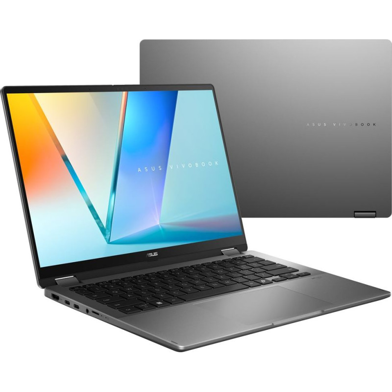Asus Vivobook 14 Flip TP3407SA-SG146W Ultra 5 226V 14.0" WUXGA Touchscreen 60Hz 300 nits AG 16GB LPDDR5X 512GB SSD Intel Arc Graphics FHD Webcam 70Wh Windows 11 Matte Grey