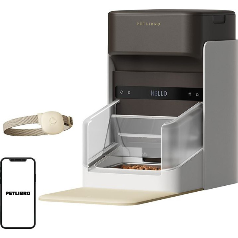 Petlibro RFID smart food dispenser with collar, 3L