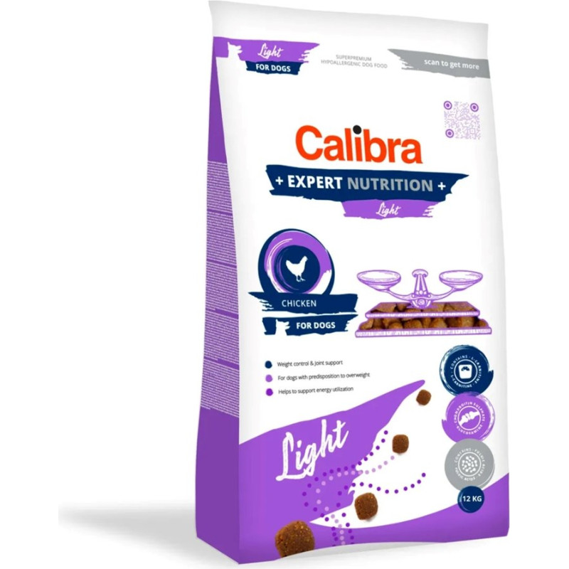 Calibra Dog Expert Nutrition Light - dry dog food - 12kg