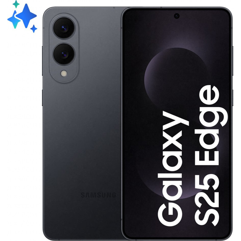 Samsung Galaxy S25 Edge 17 cm (6.7") Dual SIM Android 15 5G USB Type-C 12 GB 512 GB 3900 mAh Black