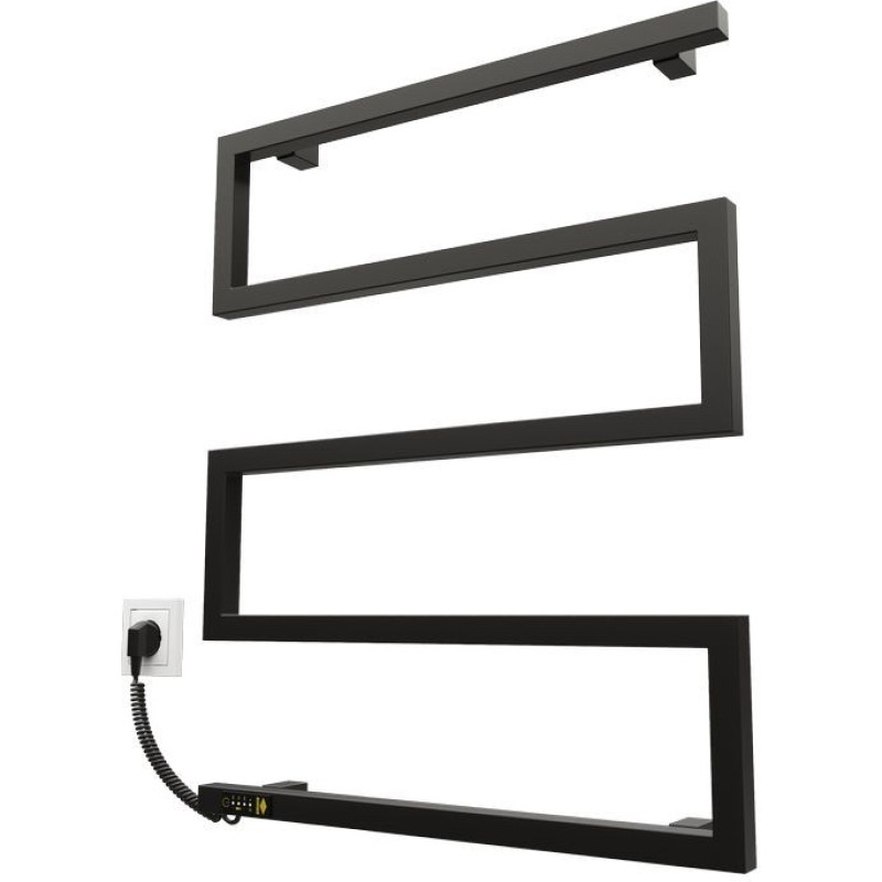 Kosser Elektrinis rank&scaron;luosčių džiovintuvas Kosser Zeta 685x550 EL, su laikmačiu, juodas (laidas kairėje)