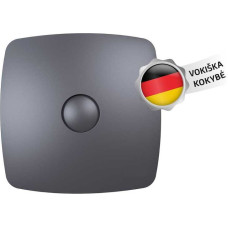 Vlano Vonios kambario ventiliatorius Vlano ENSO 125 BL TH (su laikmačiu ir drėgmės jutikliu) 125 mm, juod