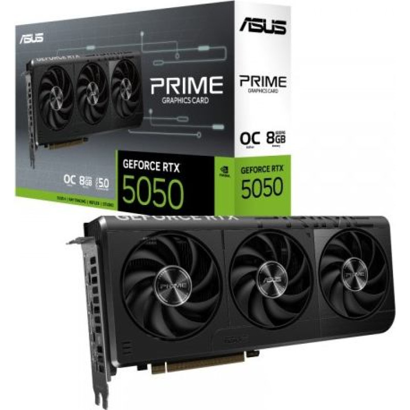 Asus Graphics card GeForce RTX 5050 PRIME 8G OC GDDR6 128BIT DP/HDMI