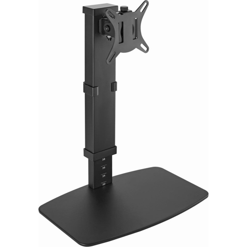 Gembird MS-D1ST-02 Height adjustable full-motion monitor desk stand, 17"-32", black