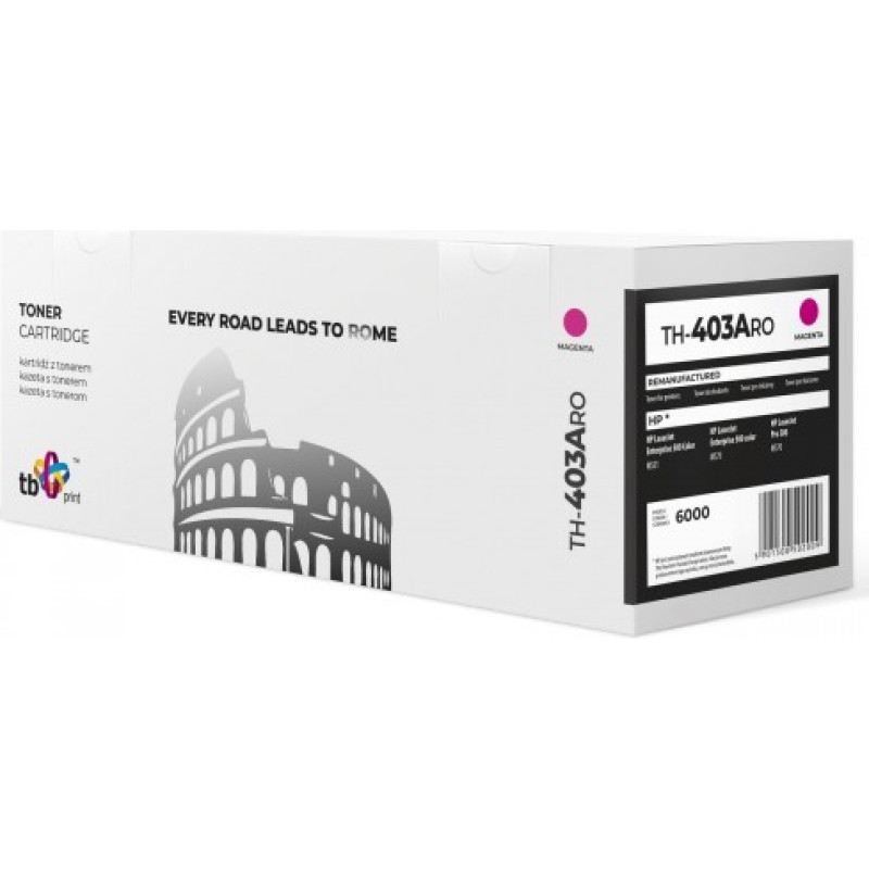 Tb Print Toner for HP ENTER 551 Magenta TH-403ARO remanufactured new OPC