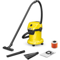 Karcher Universal hoover KARCHER WD 3 V-17/4/35 + nozzles 17 l 1000 W (1.628-124.0) Black, Yellow