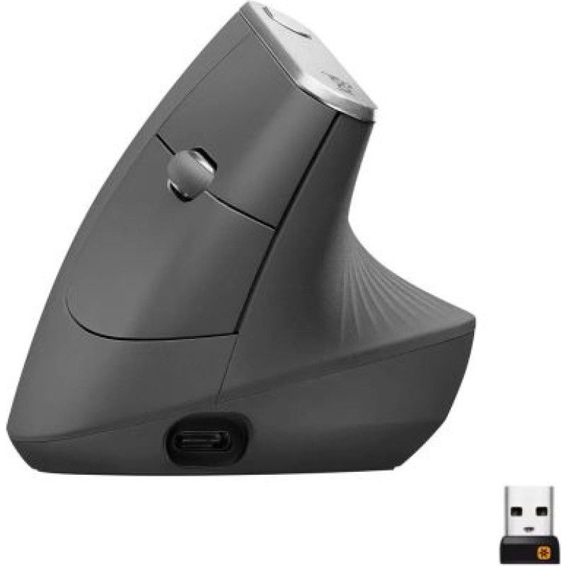 Logitech Mouse Wireless MX Vertical Black EU (910-005448)