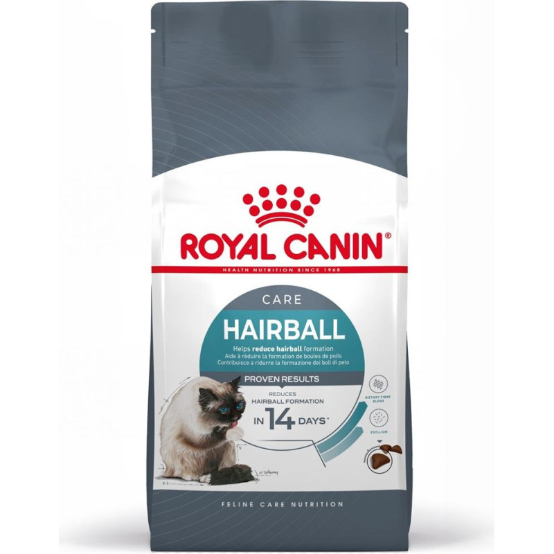 Royal Canin Hairball Care cats dry food 10 kg Adult Corn, Poultry, Rice, Vegetable