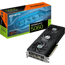 Gigabyte GeForce RTX 5060 EAGLE MAX OC 8G Graphics Card - 8GB GDDR7, 128bit, PCI-E 5.0, 2550 MHz Core Clock, 3 x DisplayPort, 1 x HDMI, NVIDIA DLSS 4, GV-N5060EAGLEMAX OC-8GD 1.0