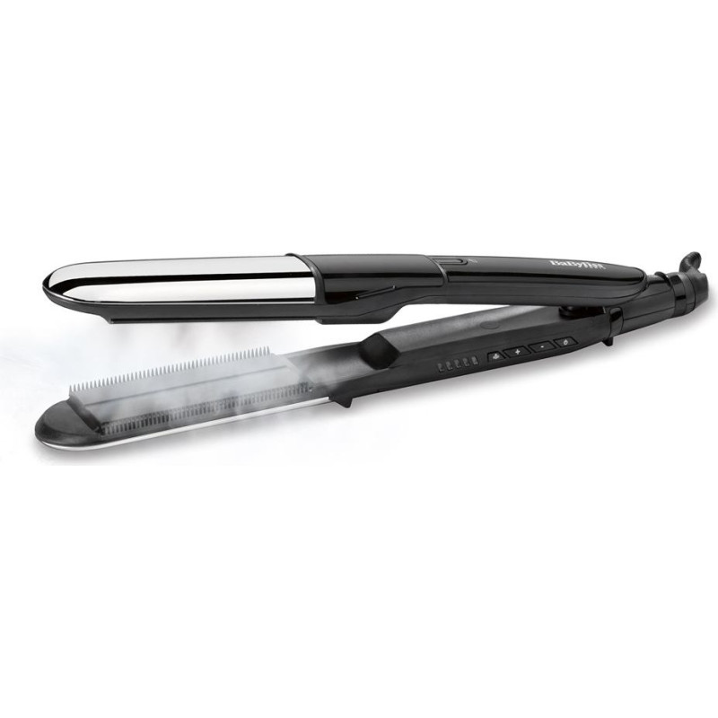 Babyliss Steam Mist Styler Straightening iron Black, Silver 2.5 m