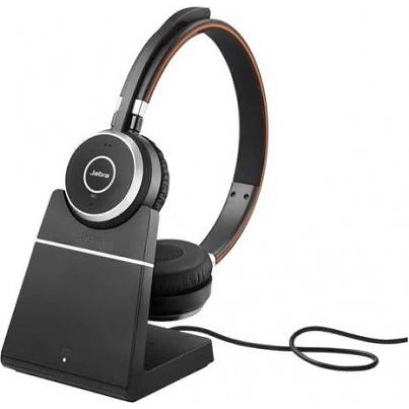 Jabra Headphones Evolve 65 TE Link 390a MS Stereo Stand