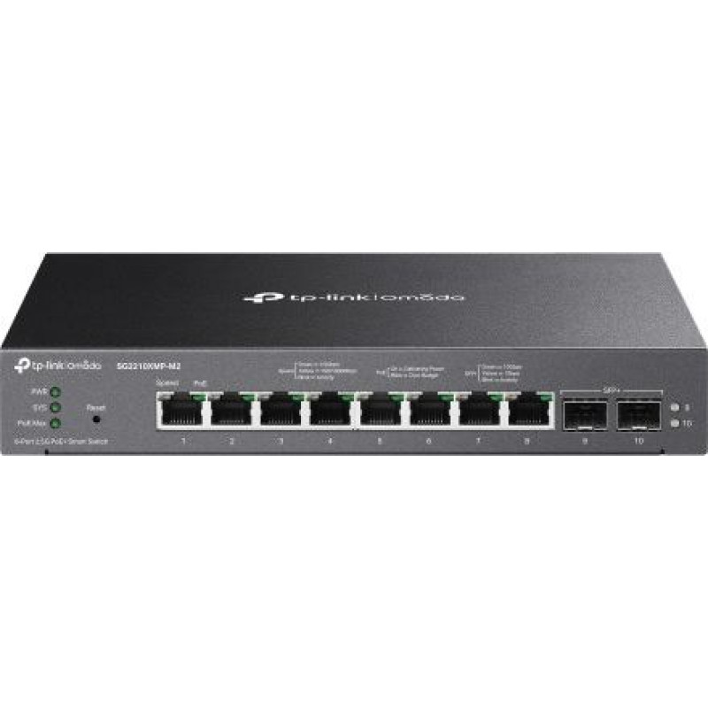 Tp-Link SG2210XMP-M2 sw itch 8x2.5GE PoE+ 2SFP+