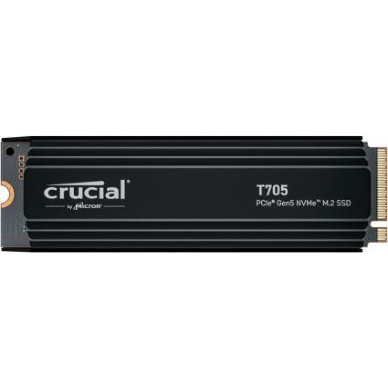 Crucial T705 2TB M.2 NVMe 2280 PCIe5.0 14500/12700 heatsink