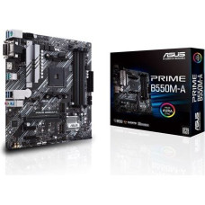 Asus Motherboard PRIME B550M-A AM4 4DDR4 DVI-D/HDMI M.2 mATX