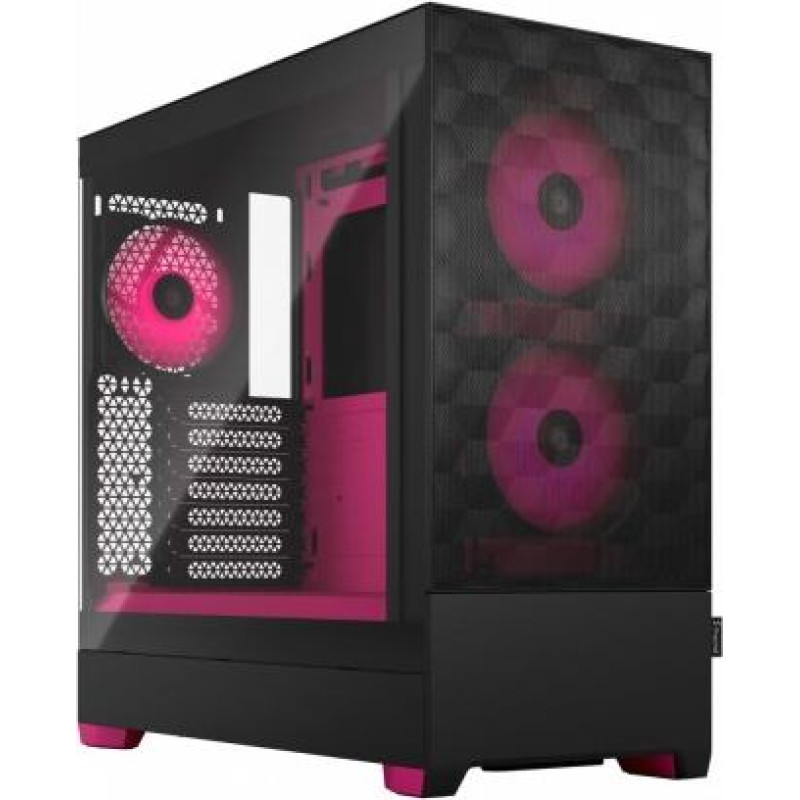Fractal Design PC case Pop Air TG Clear Tint RGB magenta core