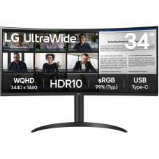 LG 34WR50QK-B computer monitor 86.4 cm (34") 3440 x 1440 pixels Wide Quad HD Black