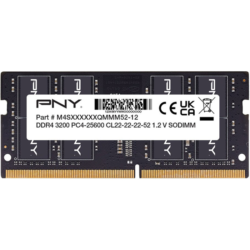 Pny Technologies PNY Performance memory module 8 GB 1 x 8 GB DDR4 (MN8GSD43200-SB)