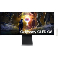 Samsung LS34DG850SUXDU computer monitor 86.4 cm (34") 3440 x 1440 pixels OLED Silver
