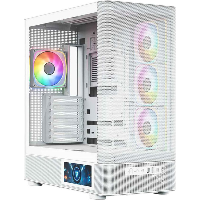 Modecom PC case Volcano AQ400 ARGB MIDI WHITE