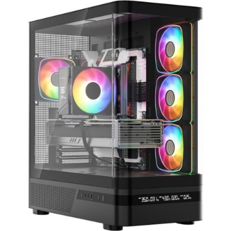 Modecom PC case Volcano AQ200 ARGB MIDI BLACK