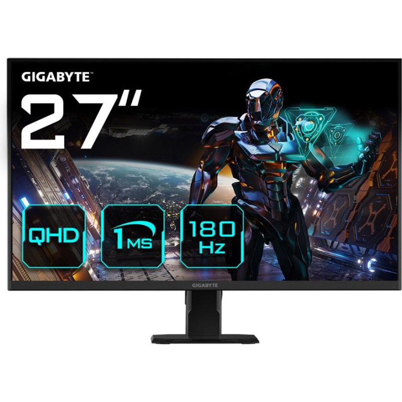 Gigabyte GS27QA 27&rsquo; 2560 x 1440 px Quad HD LCD monitor black
