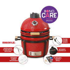 Kamado Grill BONO MINIMO, punane