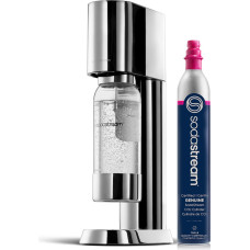 Sodastream S&uuml;sinikujookide valmistusaparaat, roostevaba teras