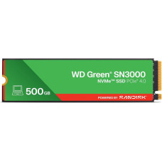 WD SanDisk SN3000 500 GB M.2 PCI Express 4.0 NVMe QLC 3D NAND (WDS500G4G0E)