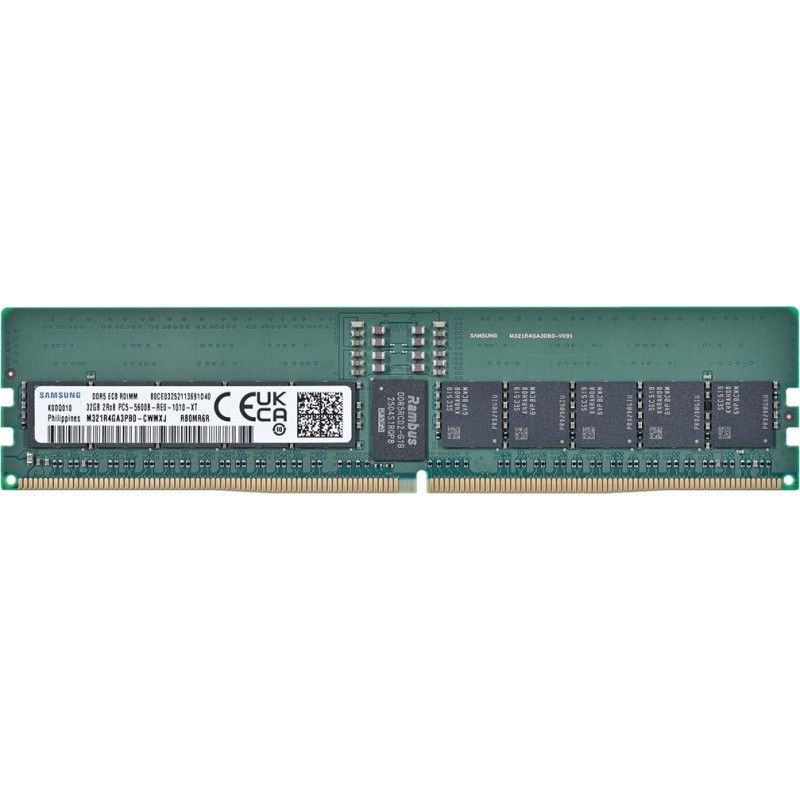 Samsung Semiconductor Samsung M321R4GA3PB0-CWM memory module 32 GB 1 x 32 GB DDR5 ECC