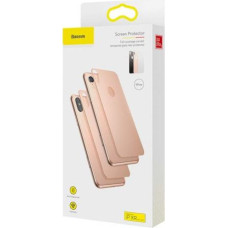 Baseus iPhone Xr 0.3 mm Full coverage curved T-Glass rear Protector Black (SGAPIPH61-BM01)