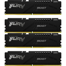Kingston Fury Pamięć Kingston Fury Beast, DDR5, 64 GB, 5200MHz, CL40 (KF552C40BBK4-64)