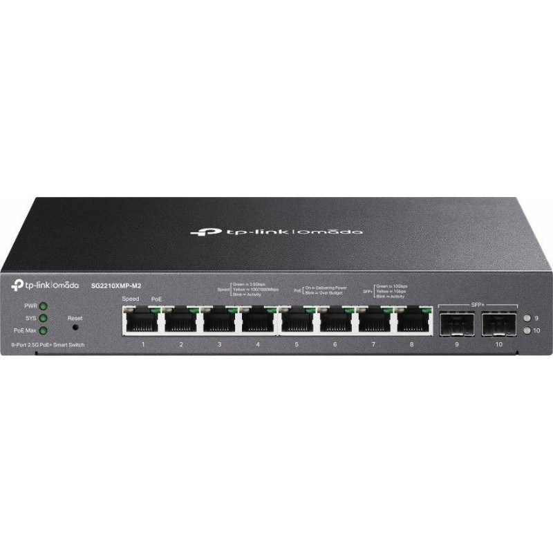 Tp-Link SG2210XMP-M2 sw itch 8x2.5GE PoE+ 2SFP+