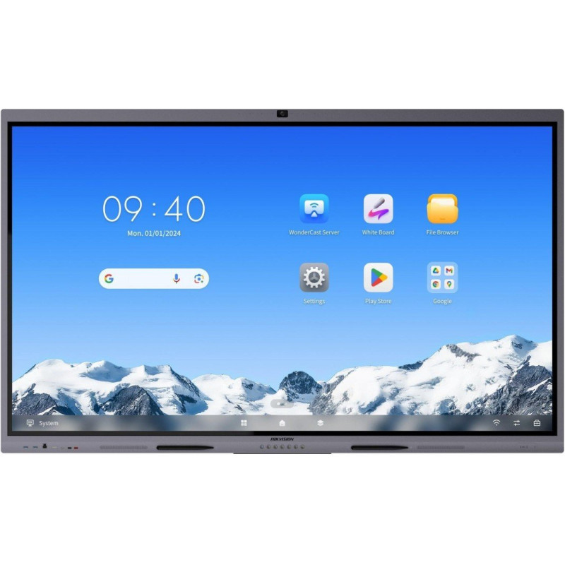 Hikvision Monitor interaktywny HIKVISION DS-D5C75RB/B2L 75'' 4K (Android 14, EDLA) z kamerą