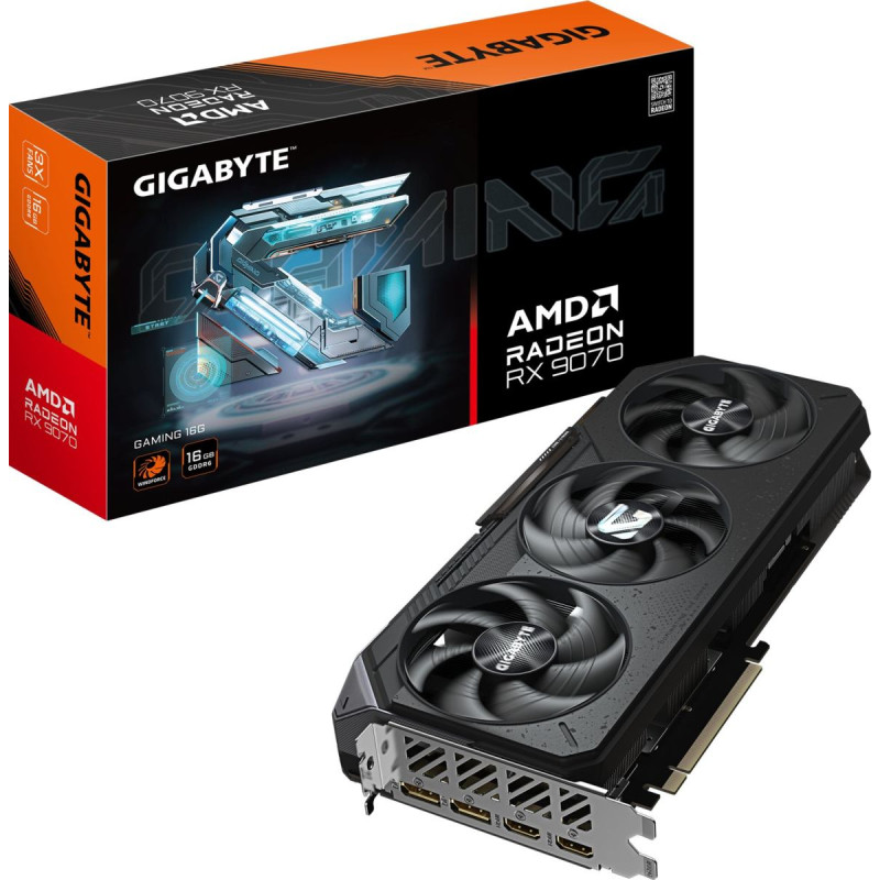 Gigabyte Karta graficzna Gigabyte Radeon RX 9070 Gaming 16GB GDDR6 (GV-R9070GAMING-16GD)